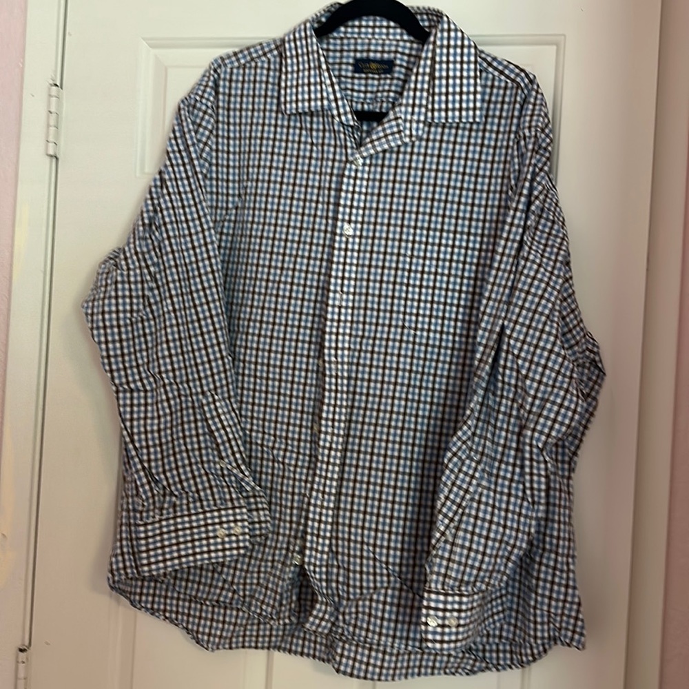 Club room regular fit men’s dress shirt